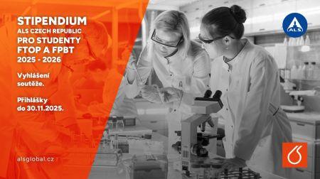 Stipendia ALS Czech Republic 2025/2026