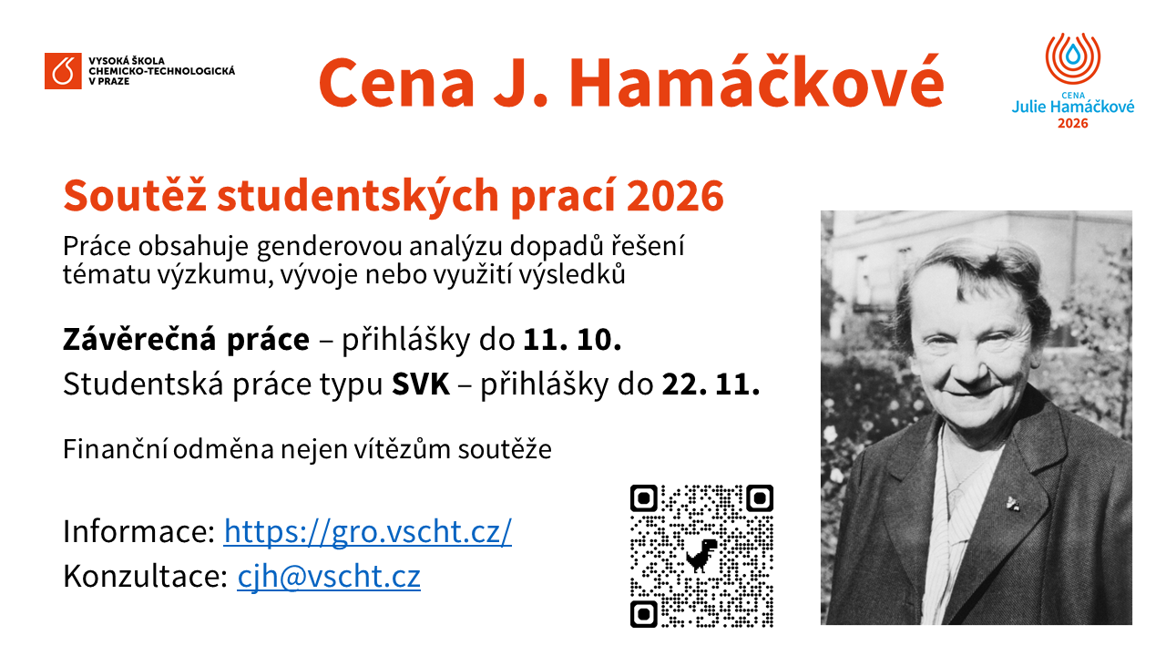 Cena Julie Hamáčkové