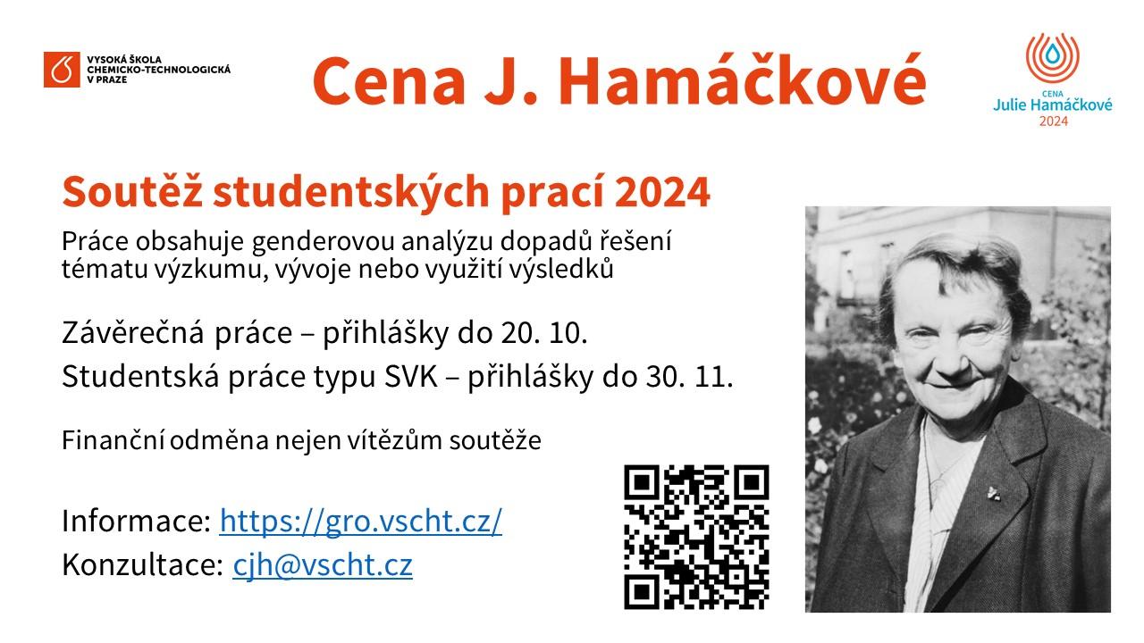 Cena Julie Hamáčkové