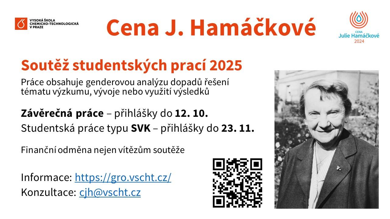 Cena Julie Hamáčkové