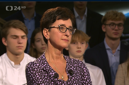 Docentka Říhová Ambrožová hostem v pořadu Fokus Václava Moravce