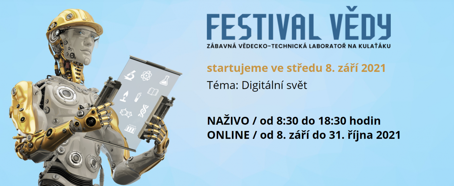 VědaFest pokračuje do konce října online!