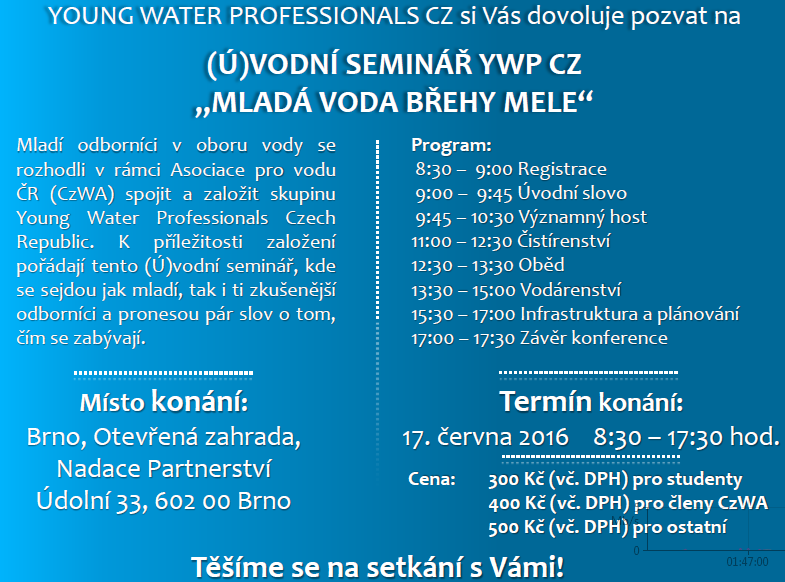 Young Water Professionals Czech Republic